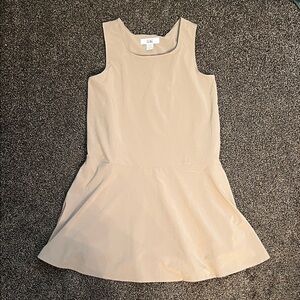 Athleta Kids Uniform Dress in Khaki Beige